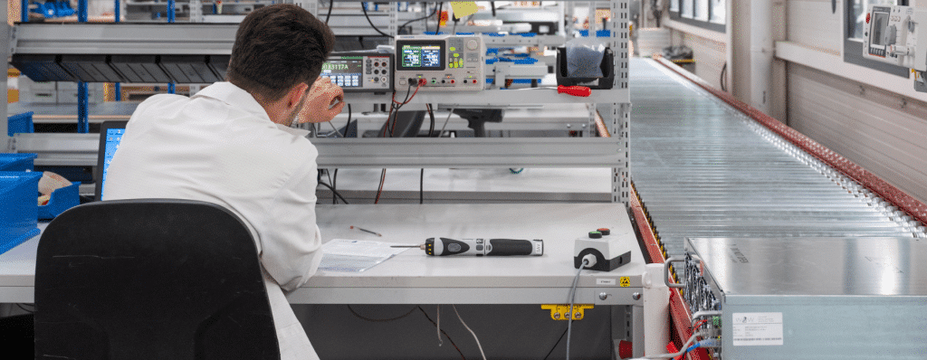 l'atelier de production de Watt & Well